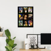 Shetland Sheepdog Famous Art Composite Poster (Thuiskantoor)
