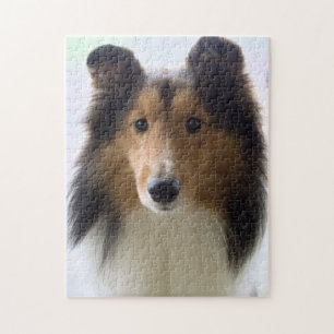 Shetland Sheepdog Foto Jigzaag Puzzle Legpuzzel