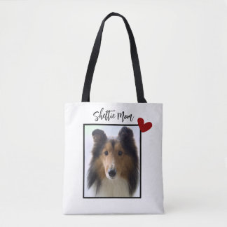Shetland Sheepdog Foto Sheltie Mam Tote Bag