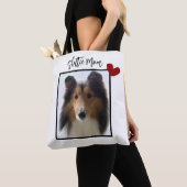 Shetland Sheepdog Foto Sheltie Mam Tote Bag (Dichtbij)