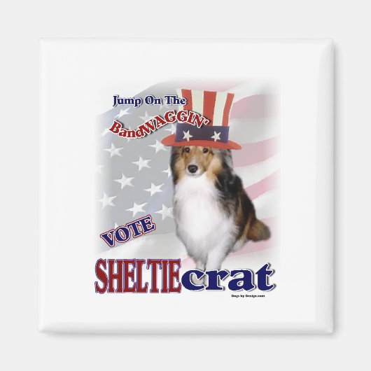 SHETLAND SHEEPDOG Gifts Magneet (Voorkant)