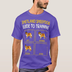 Shetland Sheepdog Guide to Training Dog T-shirt