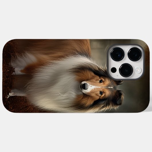 Shetland Sheepdog Halloween eng Case-Mate iPhone Case (Achterkant (horizontaal))