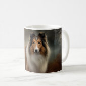 Shetland Sheepdog Halloween eng eng schrikbarend Koffiemok (Voorkant rechts)