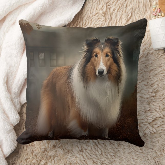 Shetland Sheepdog Halloween eng Kussen (Deken)