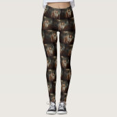 Shetland Sheepdog Halloween eng Leggings (Voorkant)