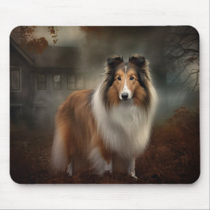 Shetland Sheepdog Halloween eng Muismat