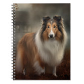 Shetland Sheepdog Halloween eng Notitieboek (Voorkant)
