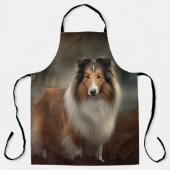 Shetland Sheepdog Halloween eng Schort (Voorkant)