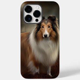 Shetland Sheepdog Halloween Griezelen Case-Mate iPhone 14 Pro Max Hoesje