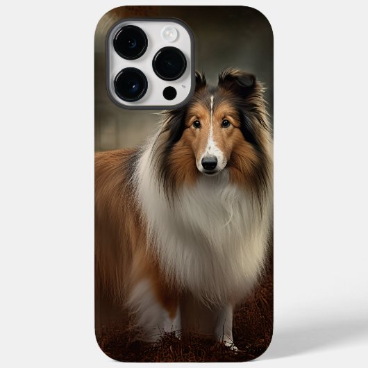 Shetland Sheepdog Halloween Griezelen Case-Mate iPhone Case (Achterkant)