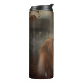 Shetland Sheepdog Halloween Griezelen Thermosbeker (Gedraaid links)
