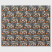 Shetland Sheepdog Halloween Spoken  Cadeaupapier (Vlak)