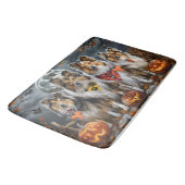 Shetland Sheepdog Halloween Spooky Badmat (Gekanteld)