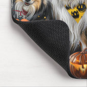 Shetland Sheepdog Halloween Spooky Muismat (Hoek)