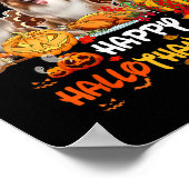 Shetland Sheepdog Happy Halloween Thanksgiving Poster (Hoek)