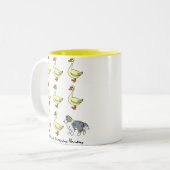 Shetland Sheepdog Herding Ducks Mok (Voorkant links)