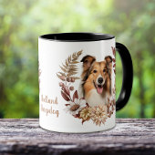 Shetland Sheepdog herfstkrans Mok