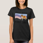 Shetland Sheepdog Hike More Worry Less Graphic Hik T-shirt (Voorkant)