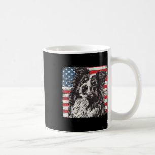 Shetland Sheepdog Hond Amerikaanse Patriottische T Koffiemok