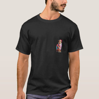 Shetland Sheepdog Hond In Uw Pocket Kerstplezier T-shirt
