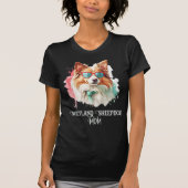 Shetland Sheepdog Hond Moeder Zonnebril T-shirt (Voorkant)
