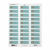 Shetland Sheepdog-hond retouradreslabels Etiket (Full Sheet)