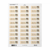 Shetland Sheepdog-honden retouradreslabel Etiket (Full Sheet)