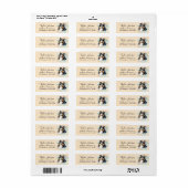 Shetland Sheepdog-honden retouradreslabel Etiket (Full Sheet)