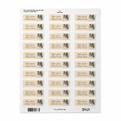 Shetland Sheepdog-honden retouradreslabel Etiket (Full Sheet)