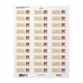 Shetland Sheepdog-honden retouradreslabel Etiket (Full Sheet)