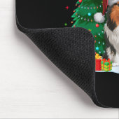 Shetland Sheepdog Hondenliefhebber Santa Hat Ugly  Muismat (Hoek)