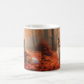 Shetland Sheepdog in herfst laat Herfst inspireren Koffiemok (Center)