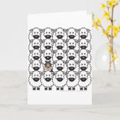 Shetland Sheepdog in het Schaap Kaart (Gele Bloem)