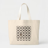 Shetland Sheepdog in the Sheep Grote Tote Bag (Voorkant)