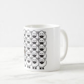 Shetland Sheepdog in the Sheep Koffiemok (Voorkant rechts)