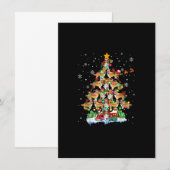 Shetland Sheepdog kerstboom Lights Santa Shel Kaart (Voorkant / Achterkant)