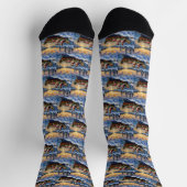 Shetland Sheepdog Kerstboot Vakantie Sokken (Top)