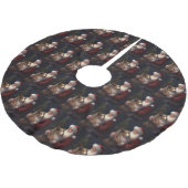 Shetland Sheepdog Kerstman Feestelijke Kerstmis Kerstboom Rok (Gekanteld)