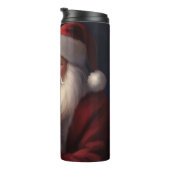 Shetland Sheepdog Kerstman Feestelijke Kerstmis Thermosbeker (Geroteerd rechts)