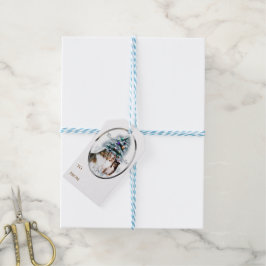 Shetland Sheepdog Kerstmis Cadeaulabel