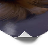 Shetland Sheepdog Kerstmis Feestelijk Seizoen Perfect Poster (Hoek)