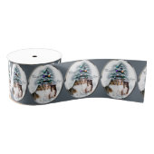 Shetland Sheepdog Kerstmis Grosgrain Lint (Spoel)