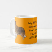 Shetland Sheepdog Koffiemok (Voorkant links)