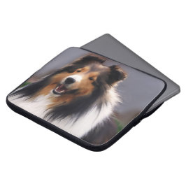 Shetland Sheepdog Kunst Laptop Sleeve