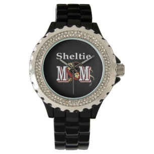 Shetland Sheepdog Ma Gifts Horloge
