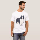 Shetland Sheepdog Magic T-shirt (Voorkant volledig)