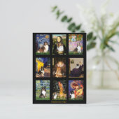 Shetland Sheepdog meesterwerk Composiet Briefkaart (Staand voorkant)