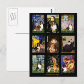 Shetland Sheepdog meesterwerk Composiet Briefkaart (Voorkant / Achterkant)