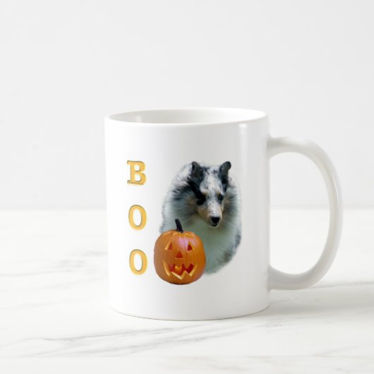 Shetland Sheepdog (merle) Boo Koffiemok (Rechts)